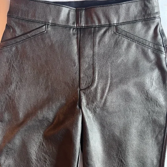 Spanx Black Faux Leather Pants - Picture 4 of 6